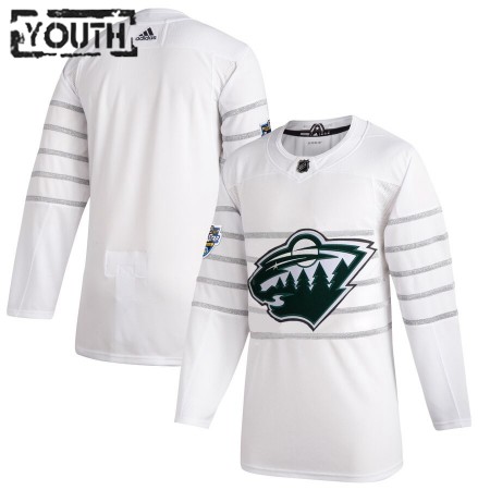 Minnesota Wild Trikot Blank Weiß 2020 NHL All-Star Adidas Authentic - Kinder